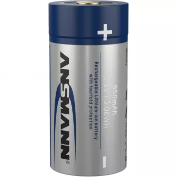 Ansmann 16340 Li-Ion akku 850 mAh 3,6 V micro-USB-tulo 1300-0015