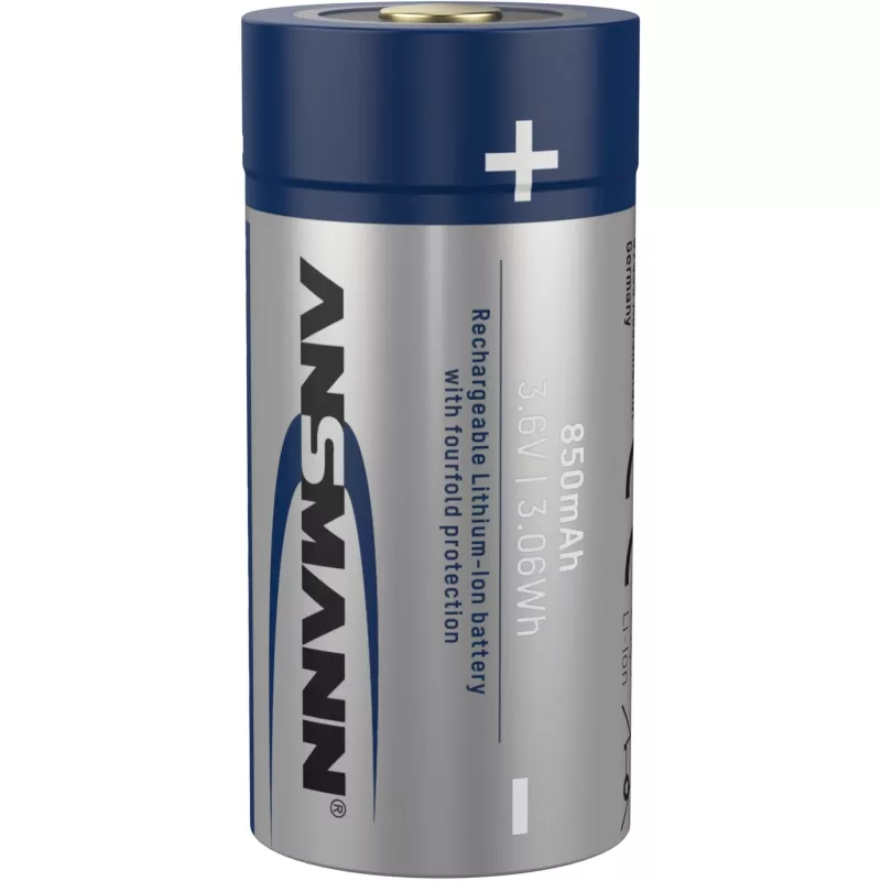 Ansmann 16340 Li-Ion akku 850 mAh 3,6 V micro-USB-tulo 1300-0015