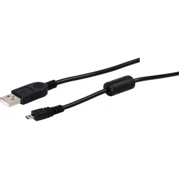 USB A - Mini USB 2.0 8-pin kaapeli ShiverPeaks 1,5 m – tiedonsiirto ja lataus