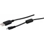 USB A - Mini USB 2.0 8-pin kaapeli ShiverPeaks 1,5 m – tiedonsiirto ja lataus