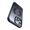 McDodo PC-4933 MagSafe-suojakotelo iPhone 16 Pro Max sisäänrakennetulla jalustalla, musta