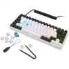 Sharkoon SKILLER SGK50 S3 näppäimistö peli USB AZERTY ranska valkoinen