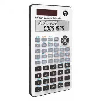 Tieteislaskin HP 10s+ — 240 toimintoa, 2-rivinen näyttö