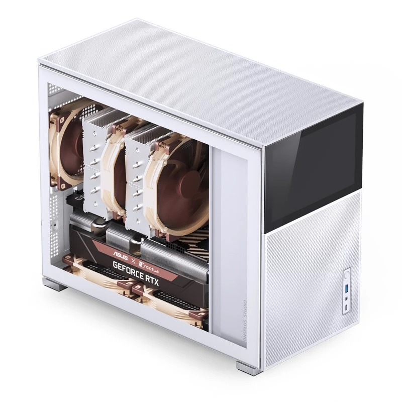 PC-kotelo Jonsbo D31 MESH Midi Tower valkoinen
