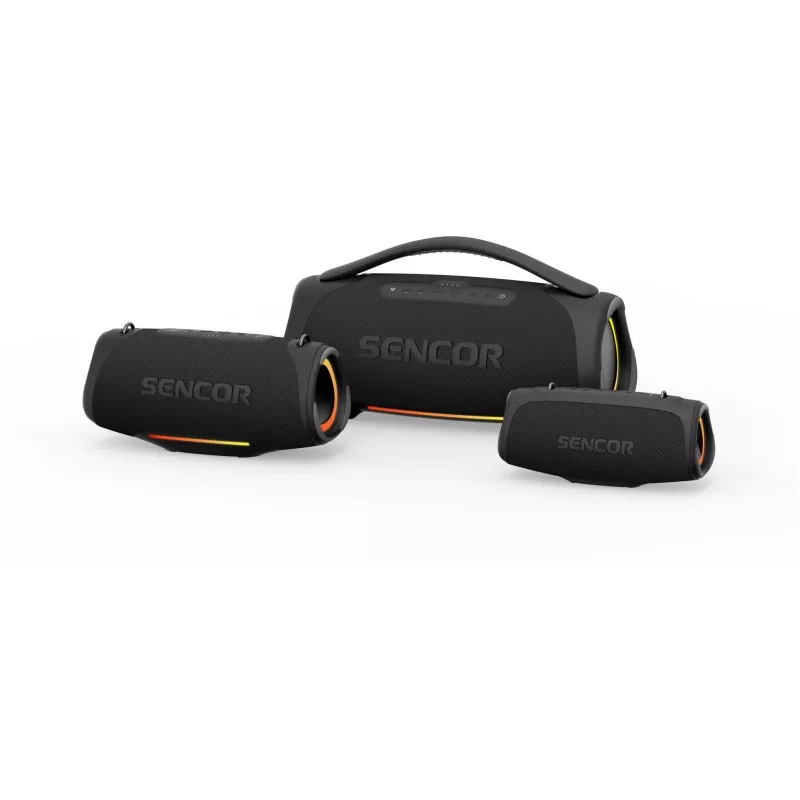 Sencor Resonex Mega kannettava Bluetooth-kaiutin, 190 W, IPX7, TWS, LED