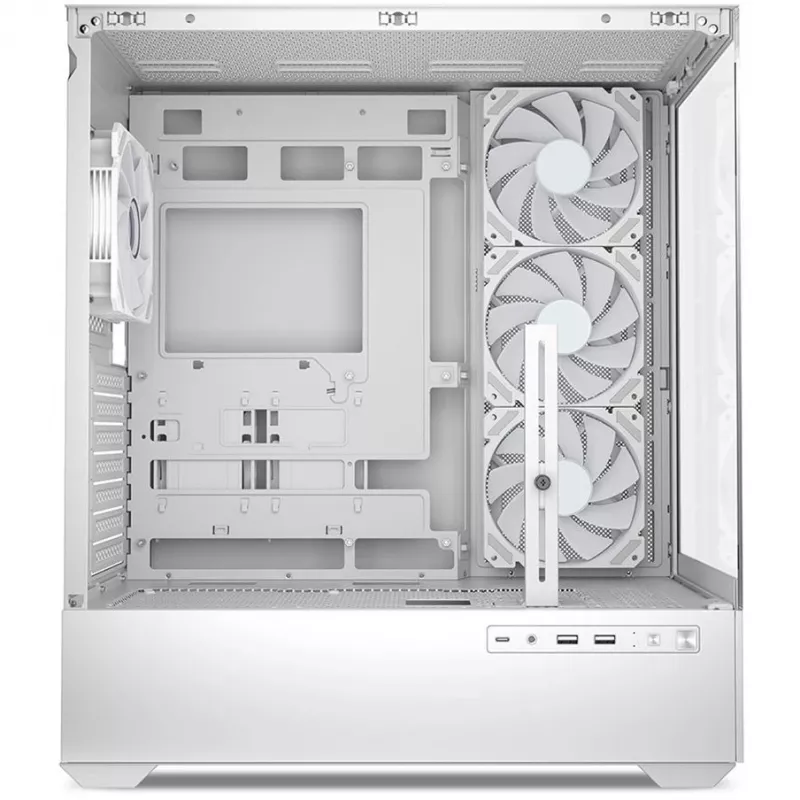 PC-kotelo Sharkoon AK6 RGB, ATX, valkoinen