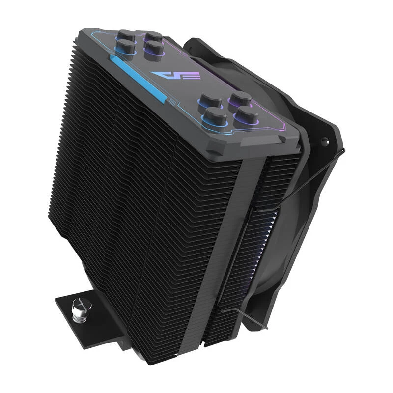 240mm Darkflash tietokonejäähdytin Z4 PRO MIST musta RGB-valaistuksella