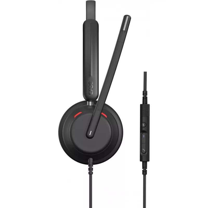 EPOS IMPACT 760T - kuulokemikrofoni - on-ear - johdollinen - USB-C - musta - sertifioitu Microsoft Teamsille (1001214)