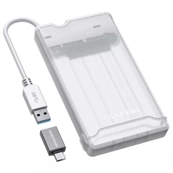 GrauGear ulkoinen kiintolevykotelo 2.5HDD/SSD USB 3.2 alumiini - asemakotelo - 2,5