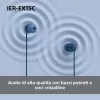 Sony IER-EX15C kuulokemikrofoni johdollinen in-ear puhelut/musiikki USB Type-C musta