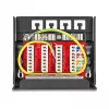 Patch-paneeli DELOCK Mini Desktop RJ45 4-porttia Cat.6A suojattu musta, metalli, 90×22×93 mm