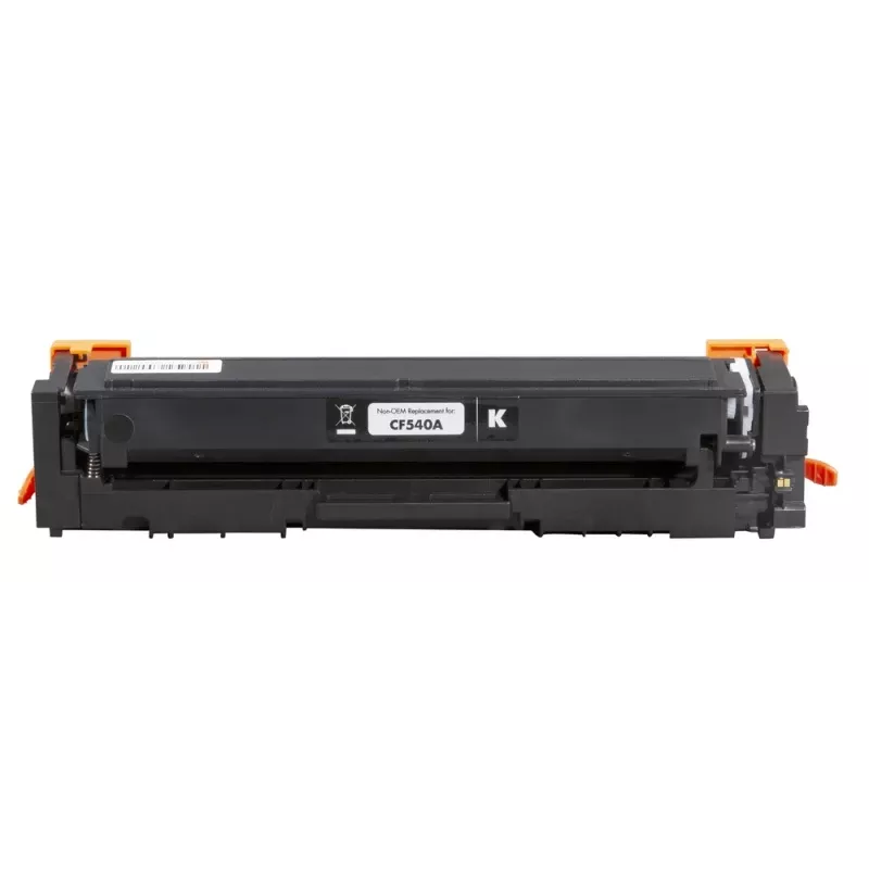Yhteensopiva Static-Control HP kasetti nro 203A musta 1,4K (CF540A)/Canon CRG-054K uusi siru