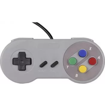 Joy-iT SBC-GAMEPAD-SNES -peliohjain harmaa USB 2.0 analoginen PC (SBC-GAMEPAD-SNES)