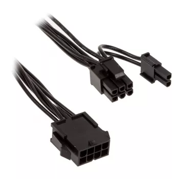Kolink-sovitin 4+4-pinninen CPU – 6+2-pinninen PCIe, 0,35 m, musta