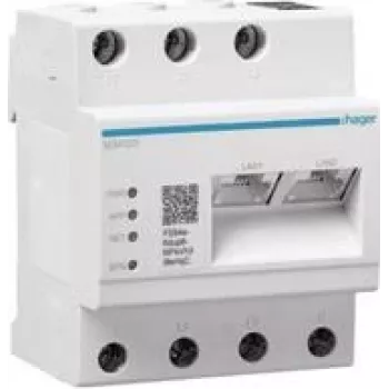 Hager XEM520 kuormanhallinta 20 latauspisteeseen staattinen/dynaaminen OCPP1.6J (XEM520)