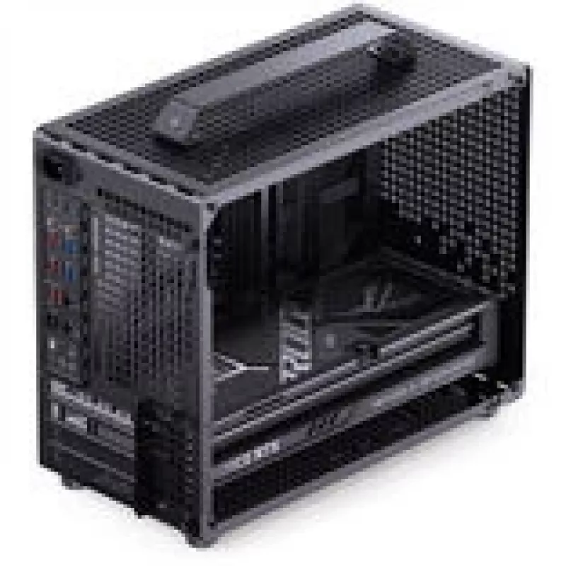 Tietokonekotelo Jonsplus Z20 Mesh Mini Tower Micro-ATX musta