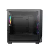 Montech X5M (B) Micro Tower -PC-kotelo – Micro-ATX/Mini-ITX, 3x120mm edessä, 1x120mm takana, tukee ATX-virtalähteitä, 2x3,5 inch + 4x2,5 inch, musta