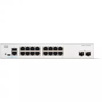 Hallittava kytkin Cisco Catalyst 1300-16T-2G — 16x Gigabit RJ-45, 2x 1GE SFP, L2/L3