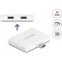 DELOCK USB Type-C-adapteri — USB-C data 10 Gbit/s, video 4K@60Hz, PD 92W (malli 61088)