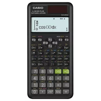 Tieteellinen taskulaskin CASIO FX-991ES PLUS 2 Pocket — 12-numeroinen, aurinkokenno ja paristo, 162×77×11 mm, 95 g