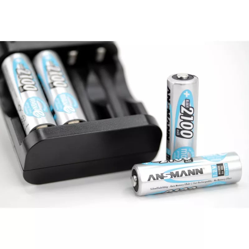 1x4 Ansmann maxE NiMH ladattava akku Mignon AA 2100 mAh 5035052