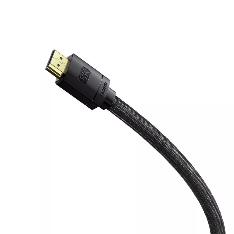Baseus High Definition Series HDMI 2.1 -kaapeli, 8K 60Hz, 3D, HDR, 48Gbps, 2 m (musta)