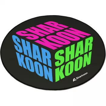 Sharkoon SKILLER SFM11 Cube -tuolimatto, sininen vihreä pinkki polyesteri 1200x1200x5mm