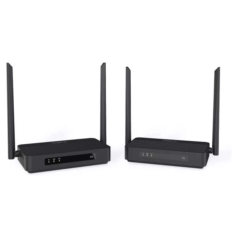 Langaton HDMI-KVM-jatkosarja DIGITUS DS-55360 – lähetin ja vastaanotin, langaton, 100 m, 4K/60 Hz, HDMI, USB-A/USB-C