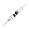 Ducky Premicord Cotton Candy spiraalikaapeli, USB Type-C - Type-A - 1,8 m
