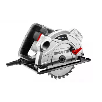 Käsipyörösaha 1500 W Graphite sahanterä 185 mm