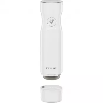Tyhjiöpakastin ZWILLING FRESH & SAVE valkoinen pumppu, akku 3,7 V, Micro-USB-latausliitäntä, 190×50×50 mm, 330 g