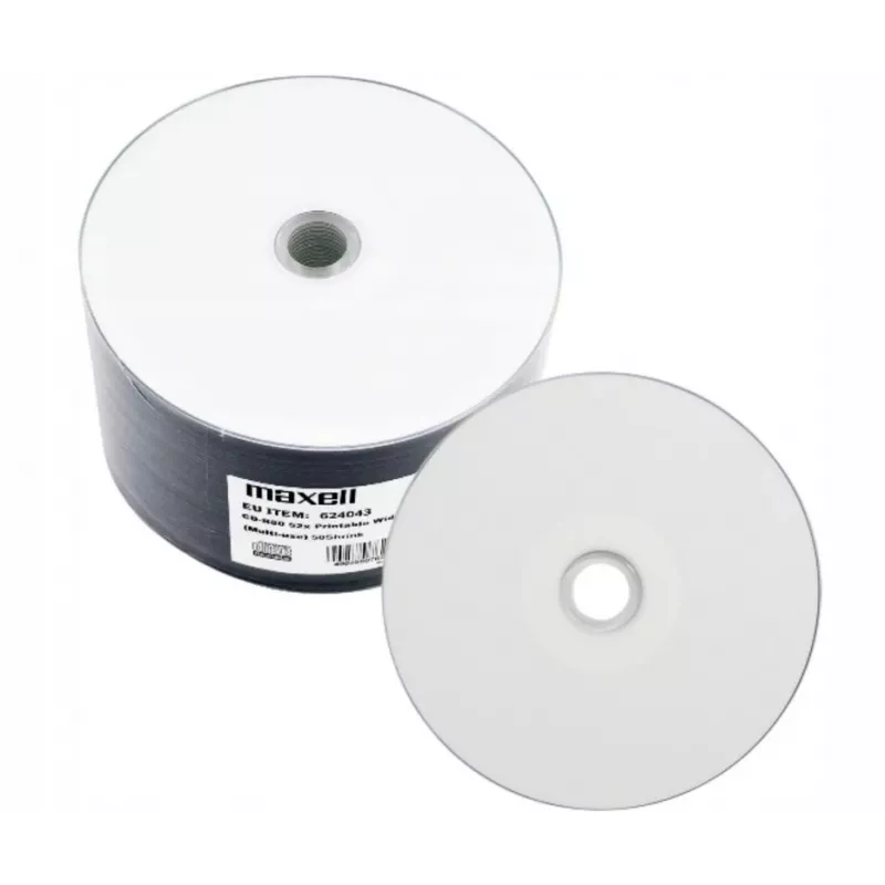 MAXELL CD-R 700MB 50 kpl 52x80 min, spindeli, tulostettava CD-R