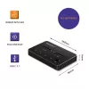 Qoltec 50310 -telakointiasema 2x SSD M.2 SATA NGFF USB Type-C
