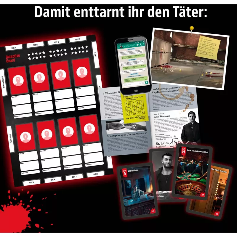 Masters of Crime: Vendetta, lautapeli