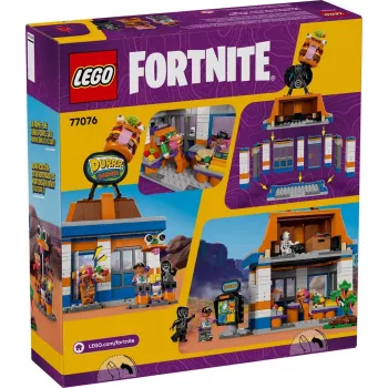 LEGO rakennuslelu LEGO FORTNITE 77076 Durrr Burger -ravintola leikkisetti — 546 osaa, 4 minifiguuria, 270×180×90 mm