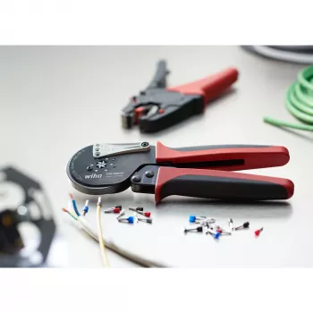Wiha 41246 kaapelipihdit Crimping Tool musta, punainen