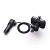 FM-lähetin SAVIO TR-14 Bluetooth USB, FM 87,6–107,9 MHz, MicroSD, USB-C, 12 V autovirtalähde