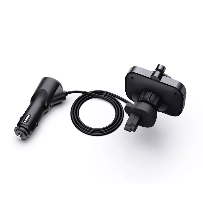FM-lähetin SAVIO TR-14 Bluetooth USB, FM 87,6–107,9 MHz, MicroSD, USB-C, 12 V autovirtalähde