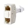 METZ CONNECT BTR Cable Sharing -sovitin pnp 3 - verkkohaaroitin - RJ-45 (W) - RJ-45 (M) - 8,9 cm - harmaa (2 kpl:n pakkaus) (130548-03-E)
