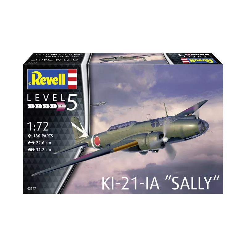 Revell KI-21-LA Sally 1:72 rakennussarja