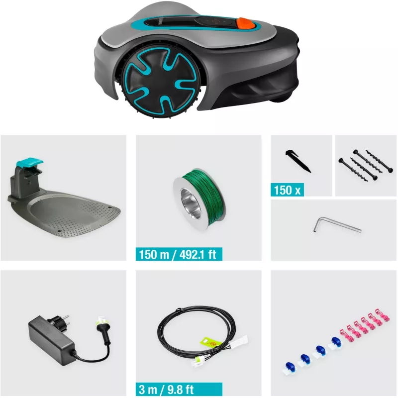 Robottiruohonleikkuri Gardena SILENO minimo