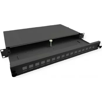 ROLINE 19LWL-patchpanelbox + etulevy 16x Keystones (21.17.0351)
