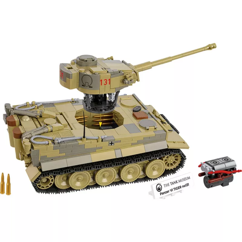Rakennussarja COBI panssarivaunu VI Tiger no131 1275 osaa