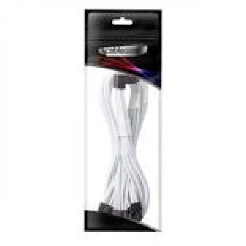 CableMod C-Series Pro liitäntäkaapeli - Variant A, 90°, 16-pin - 3x8-pin PCIe, valkoinen