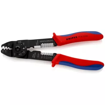 Knipex 97 21 215 B puristustyökalu musta, sininen, punainen
