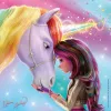 Palapeli Ravensburger Unicorn Academy – 3 x 49 palaa, setti lapsille
