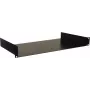 Rack-asennushylly Omnitronic 30100916 1U, musta, teräs 19 tuumaa