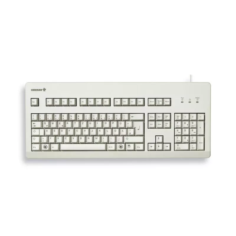 CHERRY G80-3000 näppäimistö yleisnäppäimistö USB QWERTZ saksa harmaa