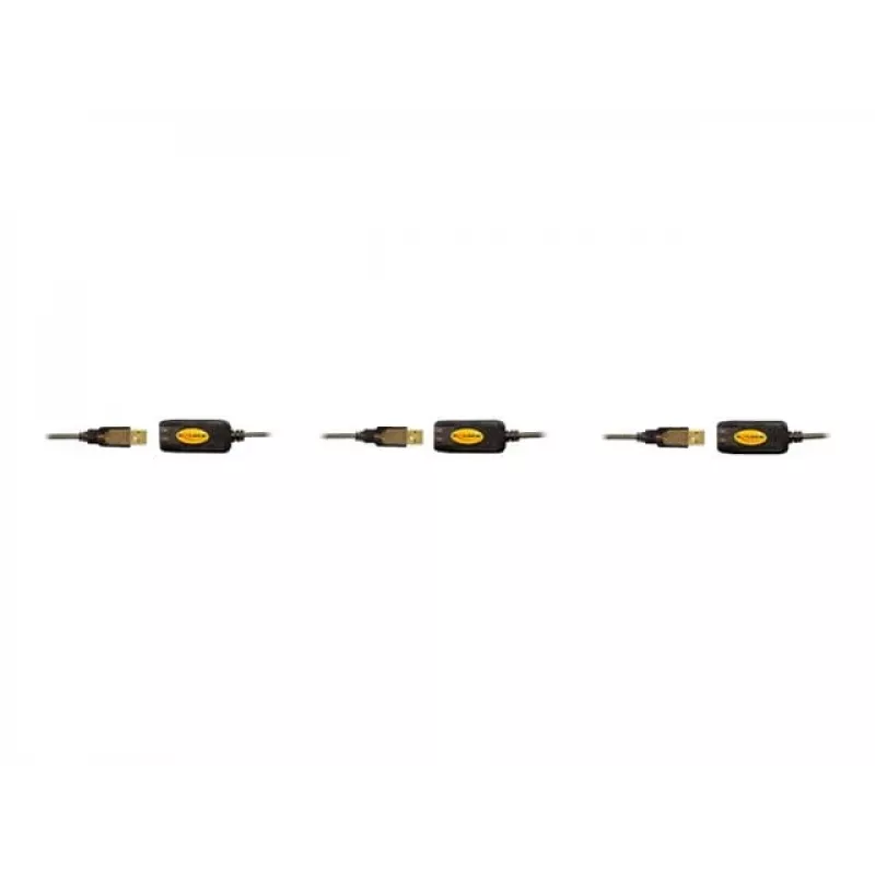 USB-kaapeli DeLOCK 82446 USB 2.0 10m musta