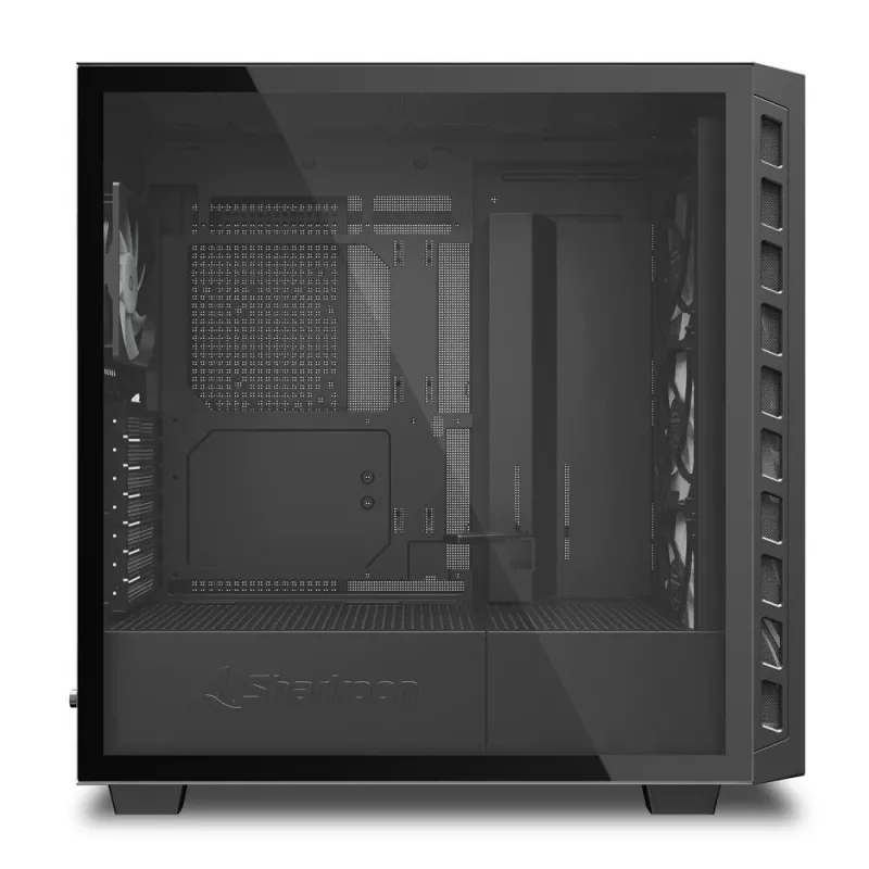Sharkoon REBEL C80G RGB Midi Tower musta